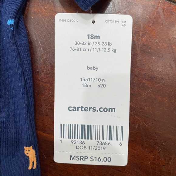 Infant Boys’ Animal Print Creeper - Picture 5 of 7